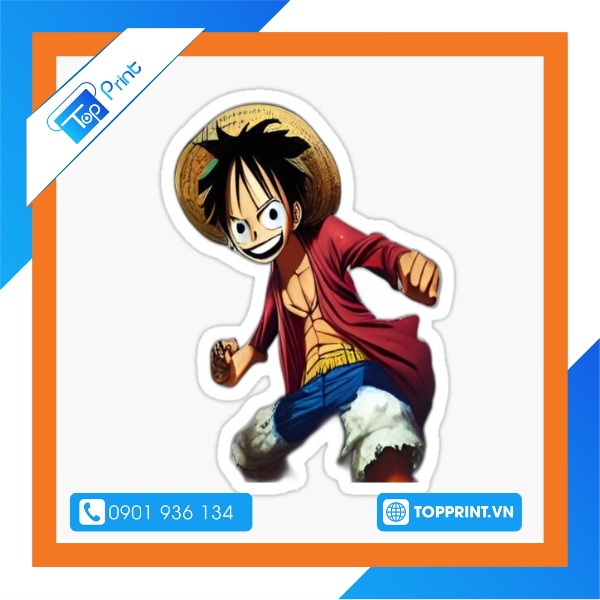 sticker luffy