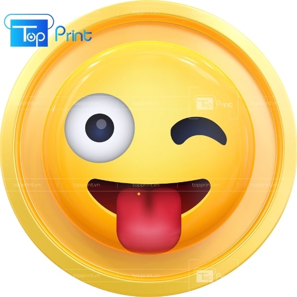 Mẫu sticker mặt cười cute