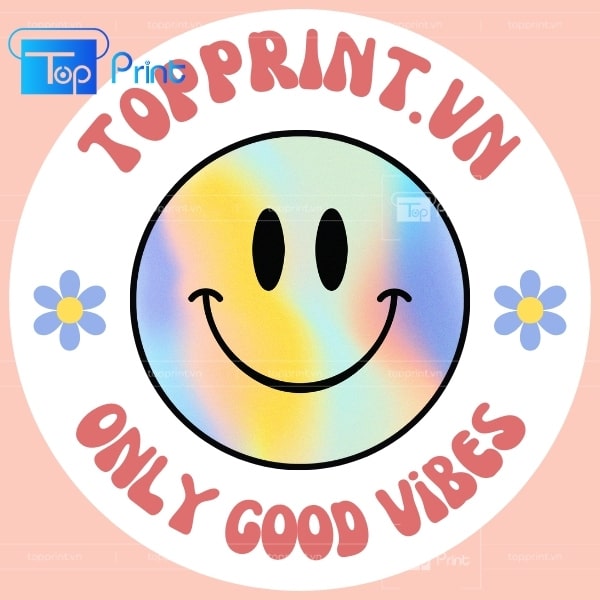 Thiết kế sticker dán mặt cười file SVG