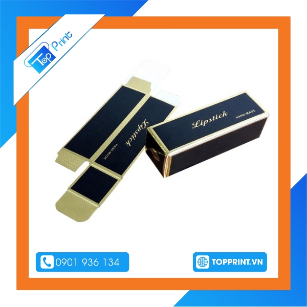 Mẫu hộp giấy đựng son sang trọng