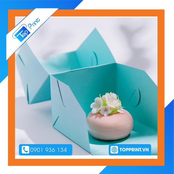 in hop giay dung banh kem