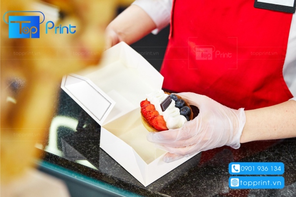 in hop giay dung banh ngot