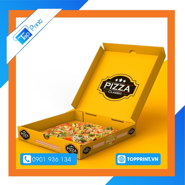 in hop giay dung banh pizza