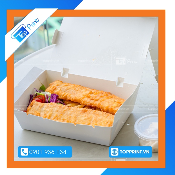 hop giay dung thuc an nong