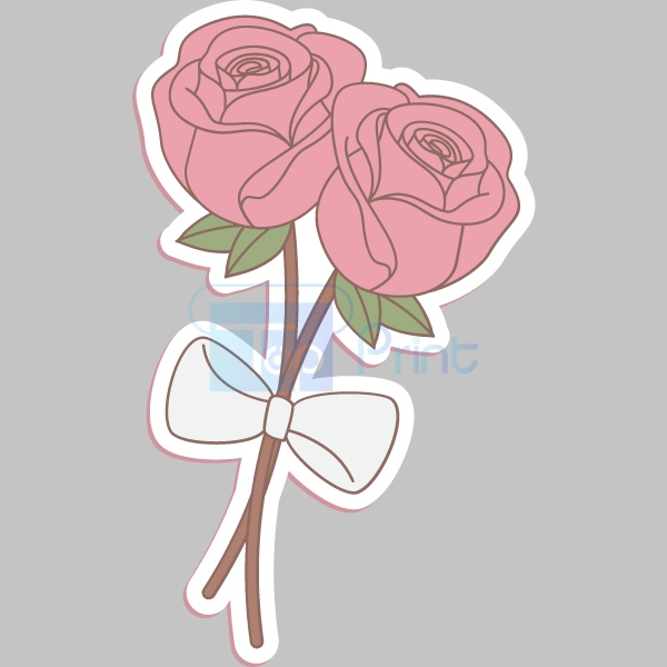 sticker hoa hong