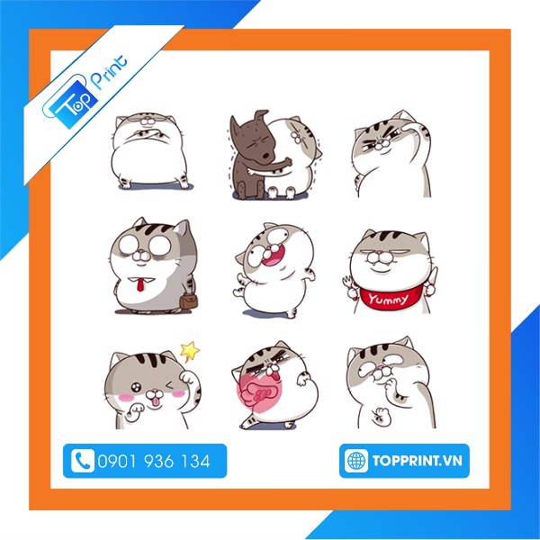 sticker zalo bua