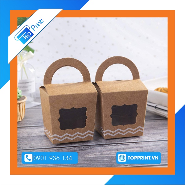 Mẫu hộp giấy kraft đựng sản phẩm thời trang cực ngầu và sáng tạo. 