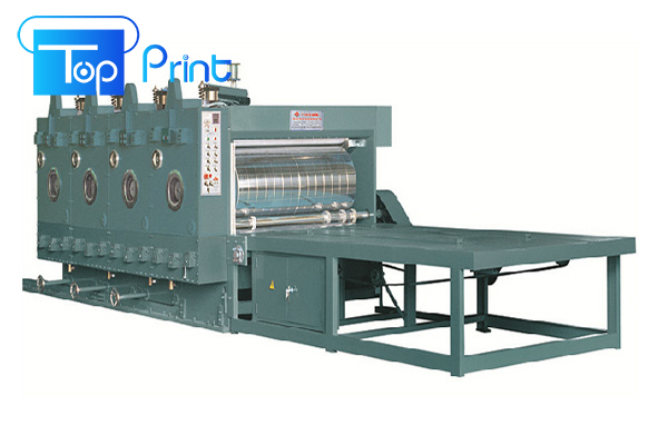 Máy in flexo ngang bán tự động