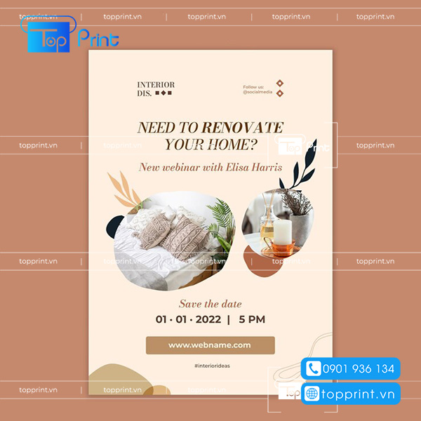 Mẫu tờ rơi chăm sóc da tại nhà