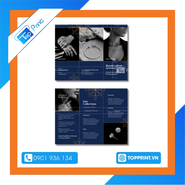 brochure trang suc sang trong