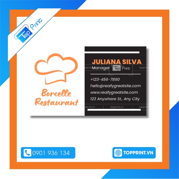 name card nha hang