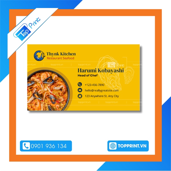 card visit quan an