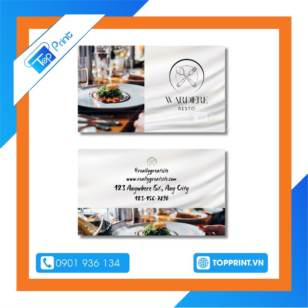 Download mẫu card visit nhà hàng