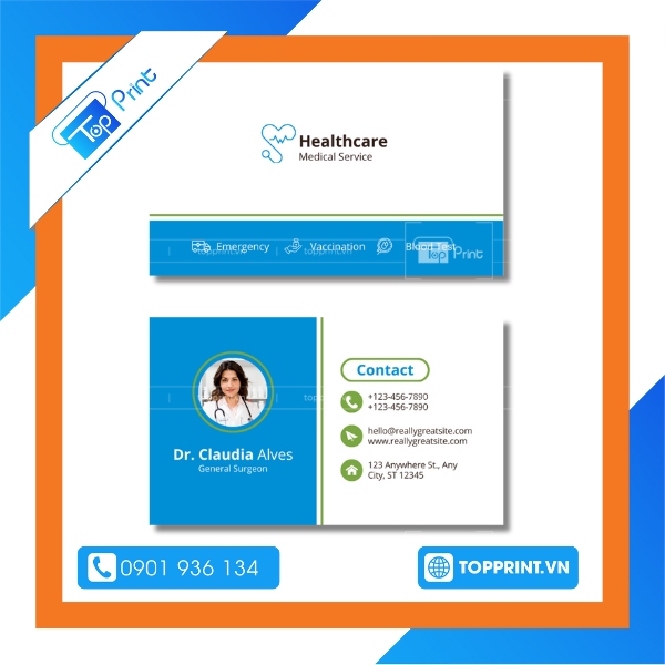 Card visit bác sĩ đông y