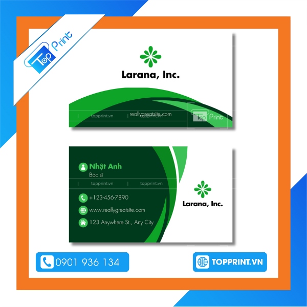 Card visit bác sĩ đông y