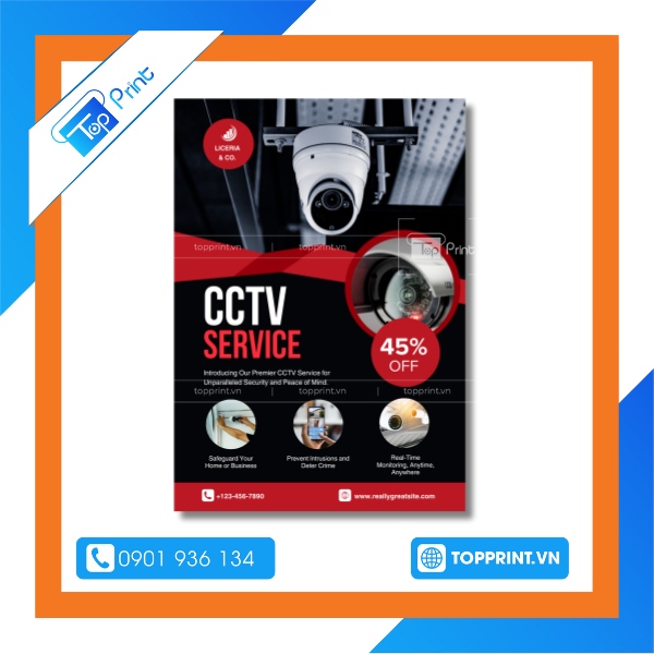 mau to roi quang cao cua hang camera