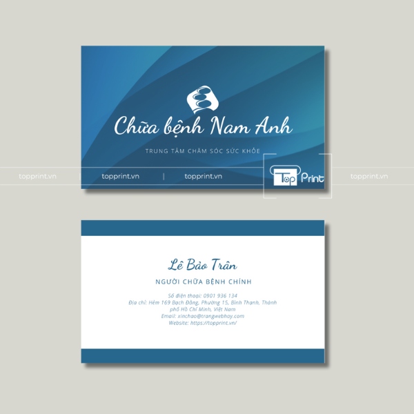 Mẫu name card phong cách cổ điển