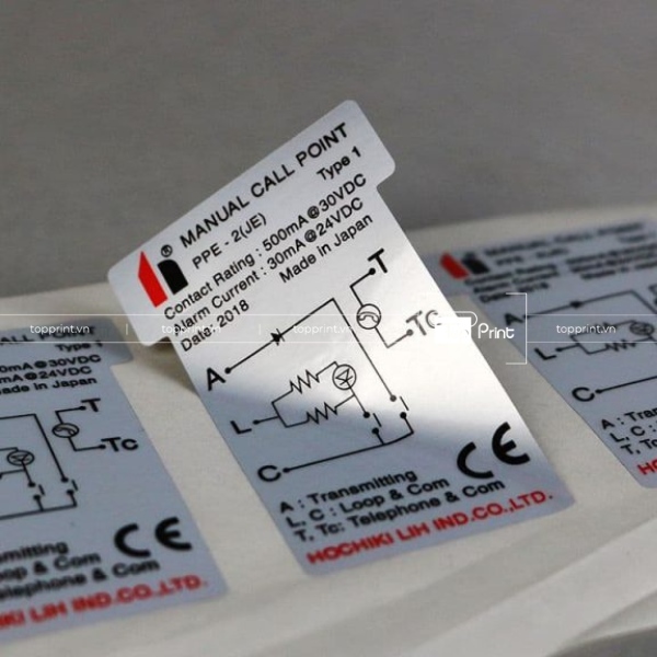 Tem nhãn nhôm điện tử