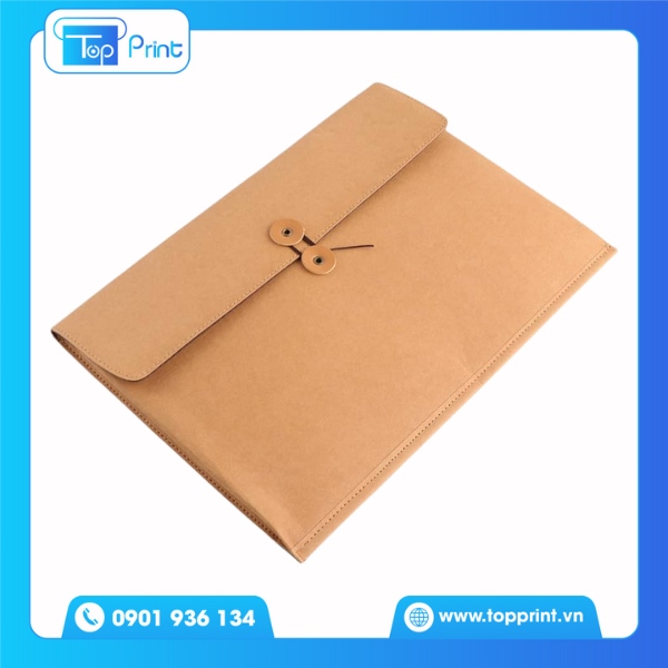 Túi giấy đựng hồ sơ nắp gập