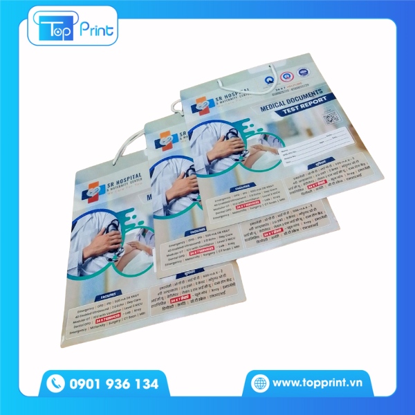 Đơn vị in túi giấy đựng hồ sơ tài liệu A4
