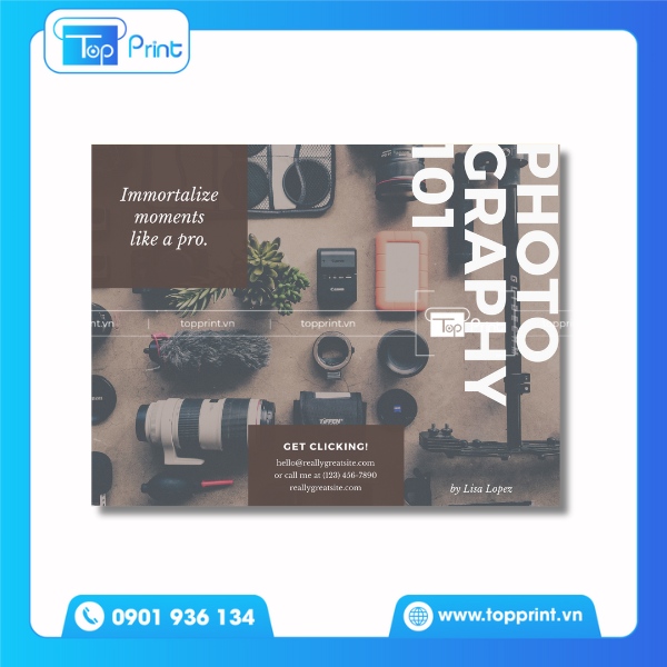 Brochure camera 3D kỹ thuật số 
