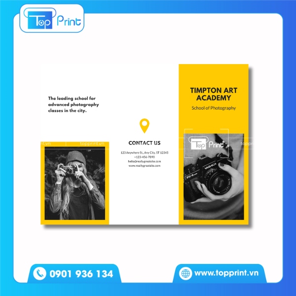 brochure quảng cáo sản phẩm camera