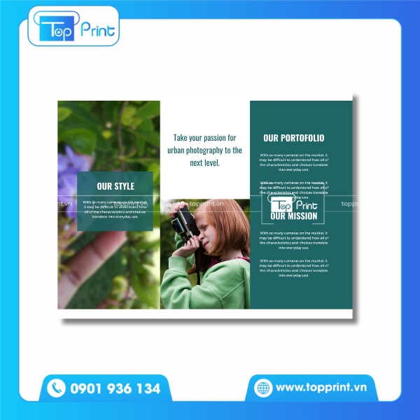 Brochure camera ấn tượng