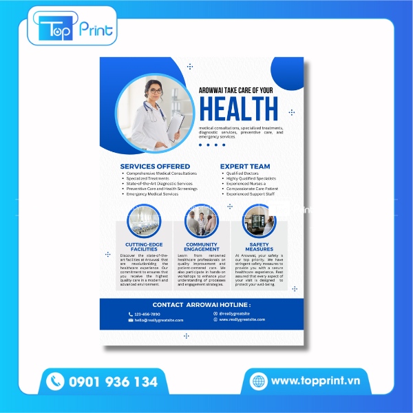mẫu tờ rơi quảng cáo nhà bán thuốc