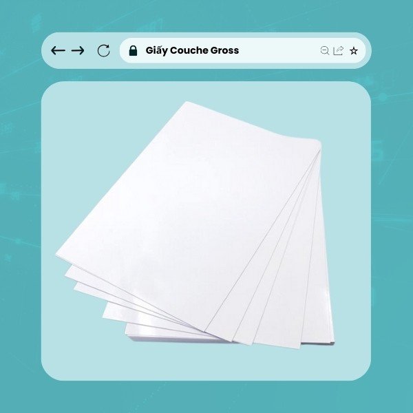 Couche paper bóng