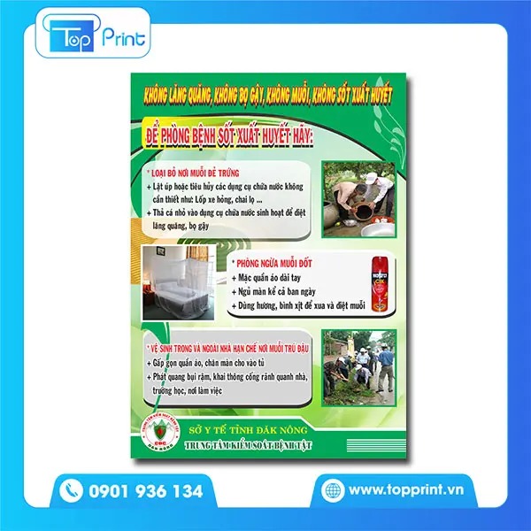 Tờ Rơi Tuyên Truyền Phòng Chống Sốt Xuất Huyết