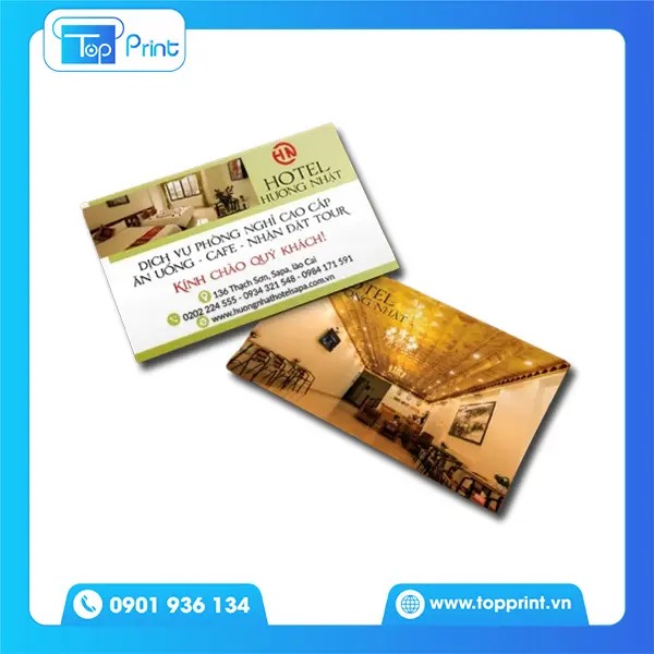 Mẫu card visit khách sạn đẹp