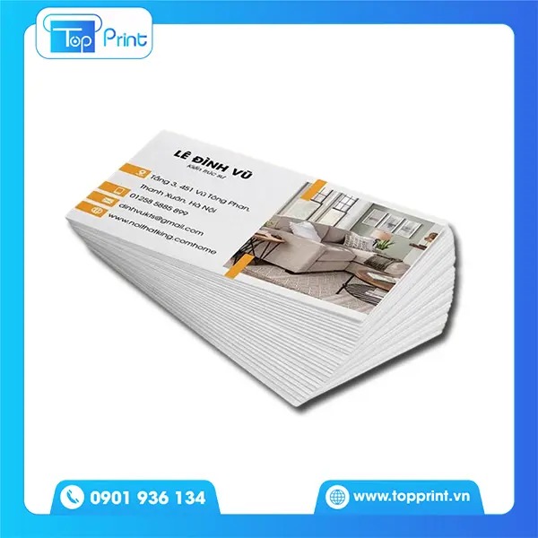 Mẫu card visit kiến trúc sư đẹp