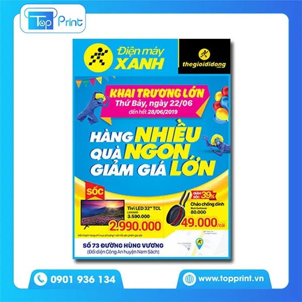 Tờ Rơi Điện Máy Xanh