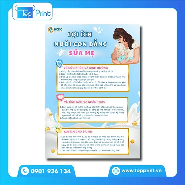 Tờ Rơi Nuôi Con Bằng Sữa Mẹ 