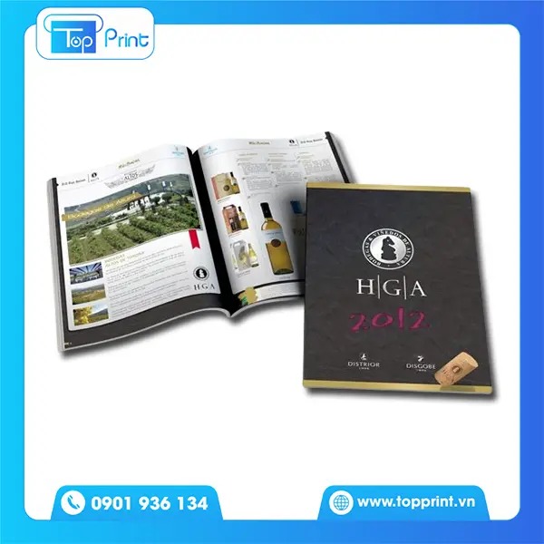 Dịch vụ in ấn catalogue rượu giá rẻ tại Hà Nội