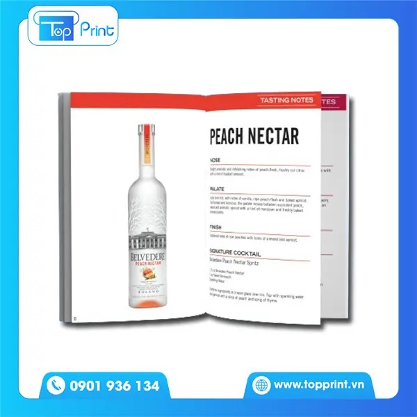 Mẫu catalogue rượu Vodka.