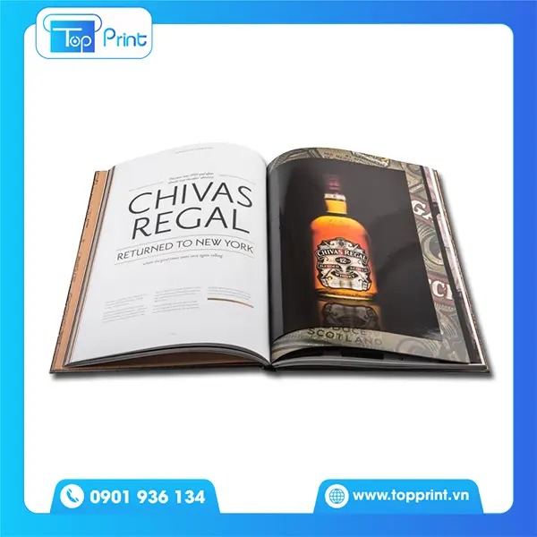 Mẫu catalogue rượu Chivas