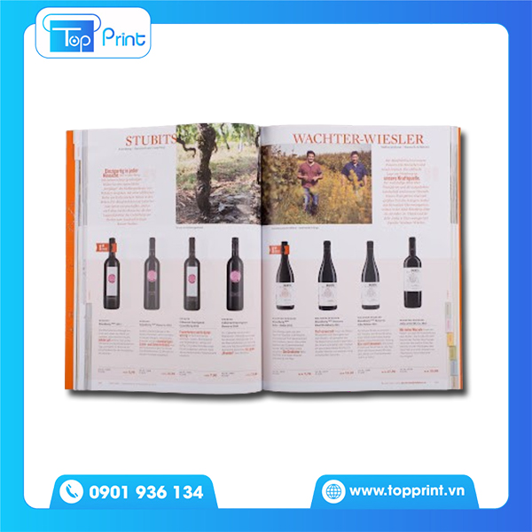 In catalogue rượu số lượng ít tại HCM & Hà Nội