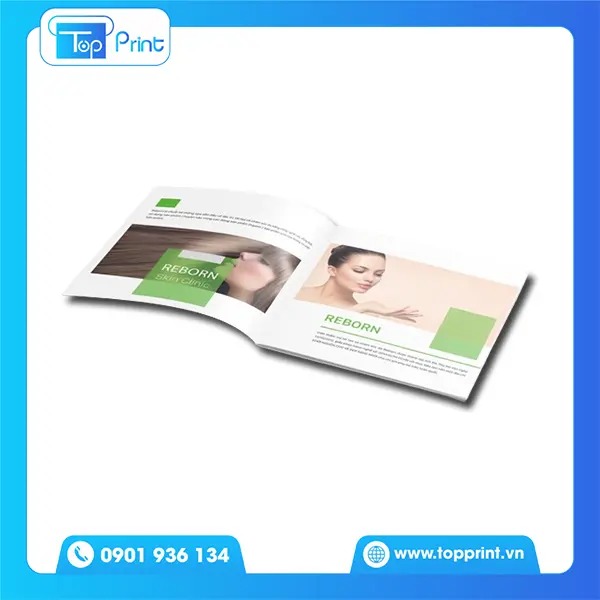 Mẫu catalogue mini ngành spa làm đẹp