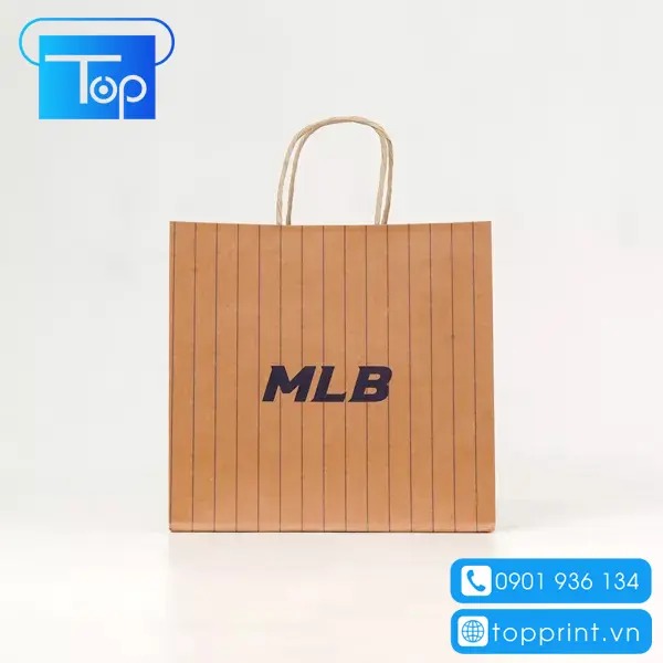 Mẫu túi giấy MLB đơn giản