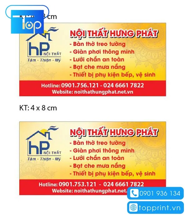 In tem nội thất giá rẻ tại TPHCM & Hà Nội