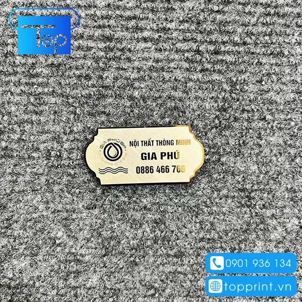 Mẫu tem dán nội thất bằng đồng
