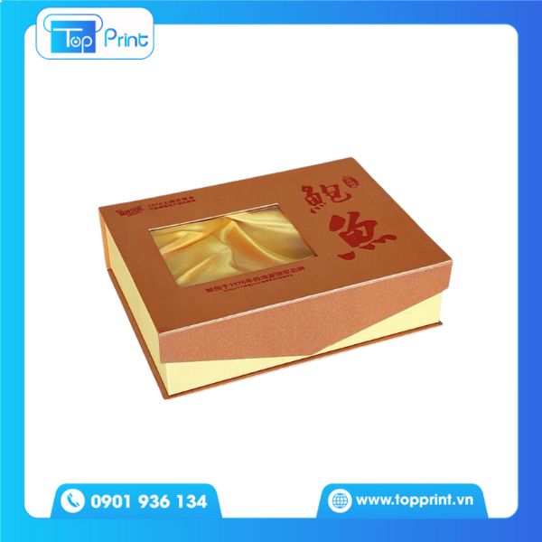 Mẫu hộp giấy cao cấp đựng quà tết