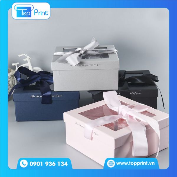 Mẫu hộp giấy cao cấp quà tặng
