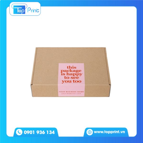Hộp giấy carton nắp gập