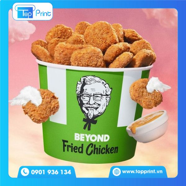 Hộp tròn đựng gà rán