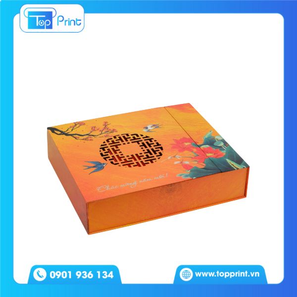 hộp giấy đựng quà in theo yêu cầu