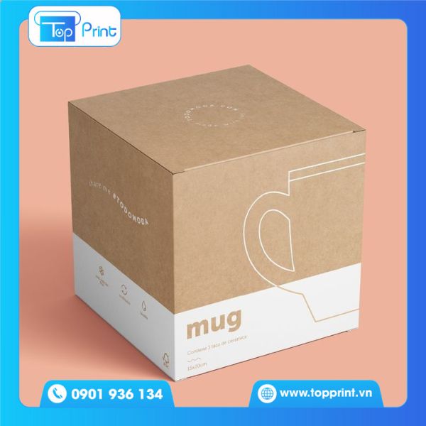 Hộp giấy vuông in ấn giá rẻ