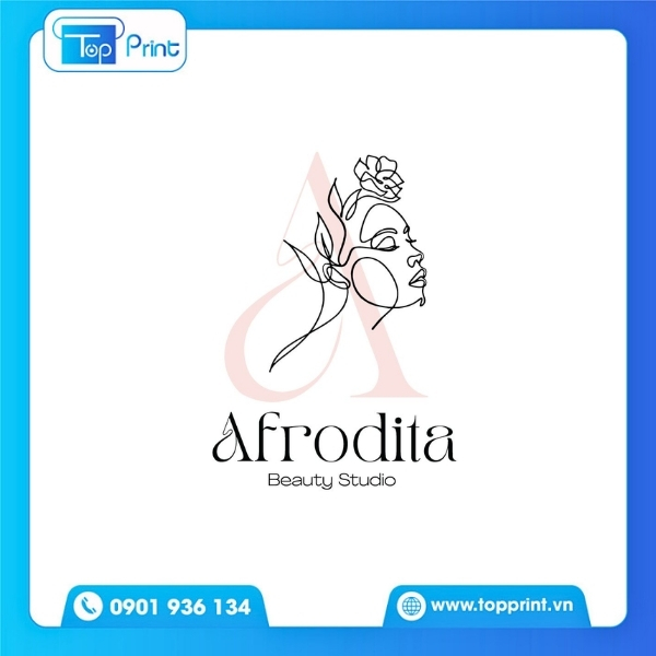 Mẫu logo spa in decal quảng cáo