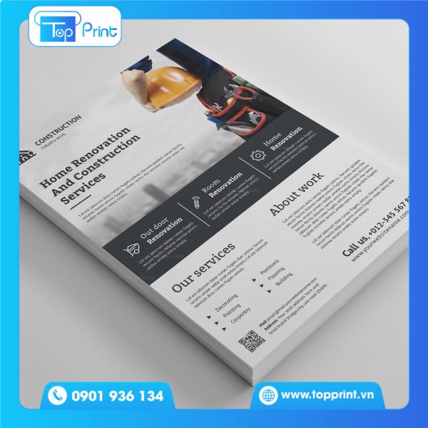 &nbsp;Mẫu catalogue x&acirc;y dựng sắc n&eacute;t